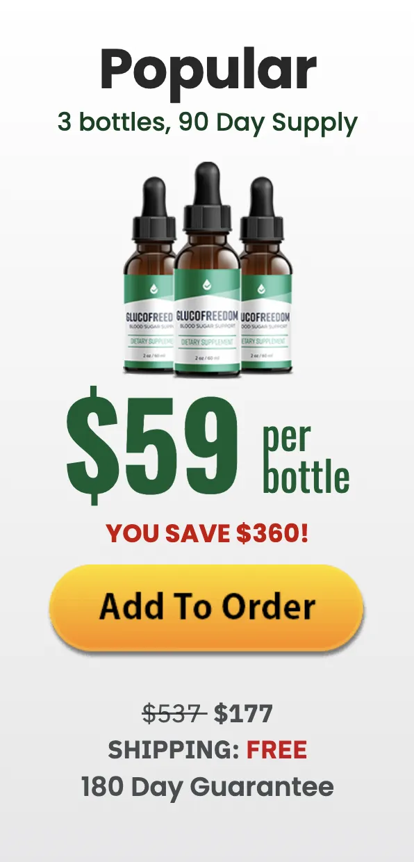 Gluco Freedom 3 Bottle